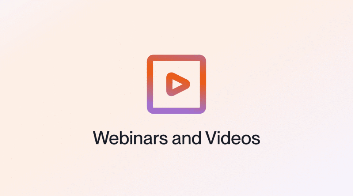 Sales intelligence webinars